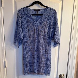 BCBGMaxAzria TATI Powder Blue Lace Top